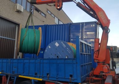 Transporte de material para obras