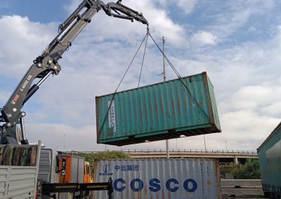 Transporte de contenedor