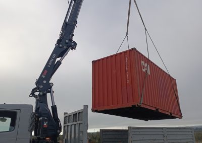 Transporte de contenedor